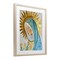 Stupell Industries Holy Mary In Gold Framed Print Under Glass, design by Franklyn Gregory